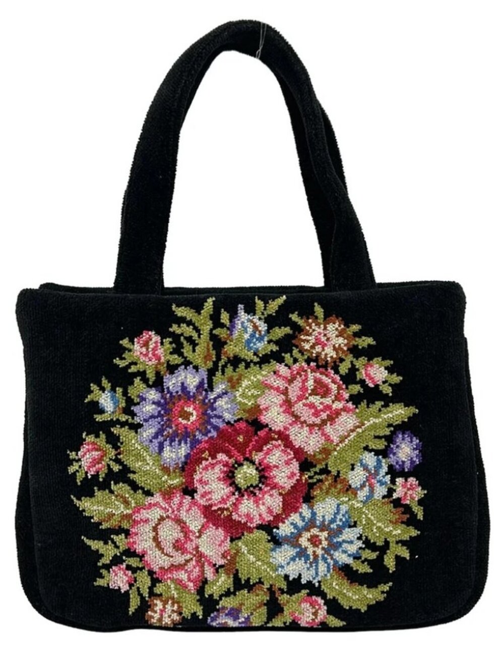 FEILER Black Pink Multi Pile Handbag